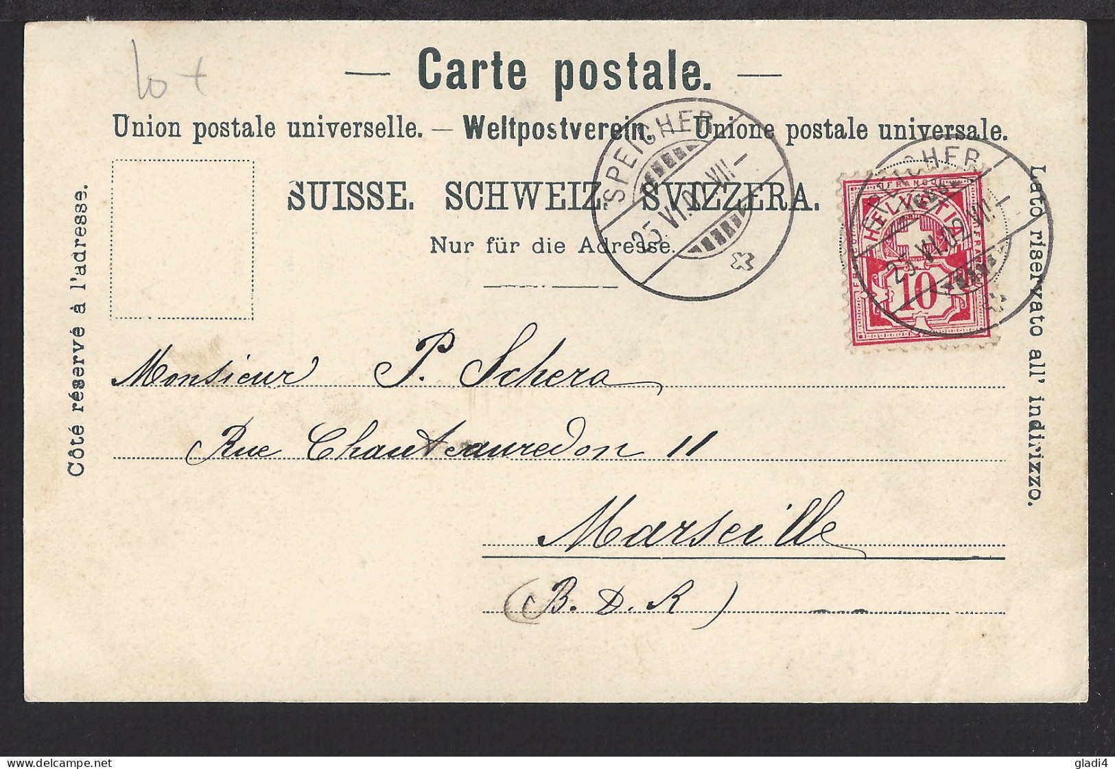 Gruss Aus Heiden - Poststrasse - Belebt - 1902 - Autres & Non Classés