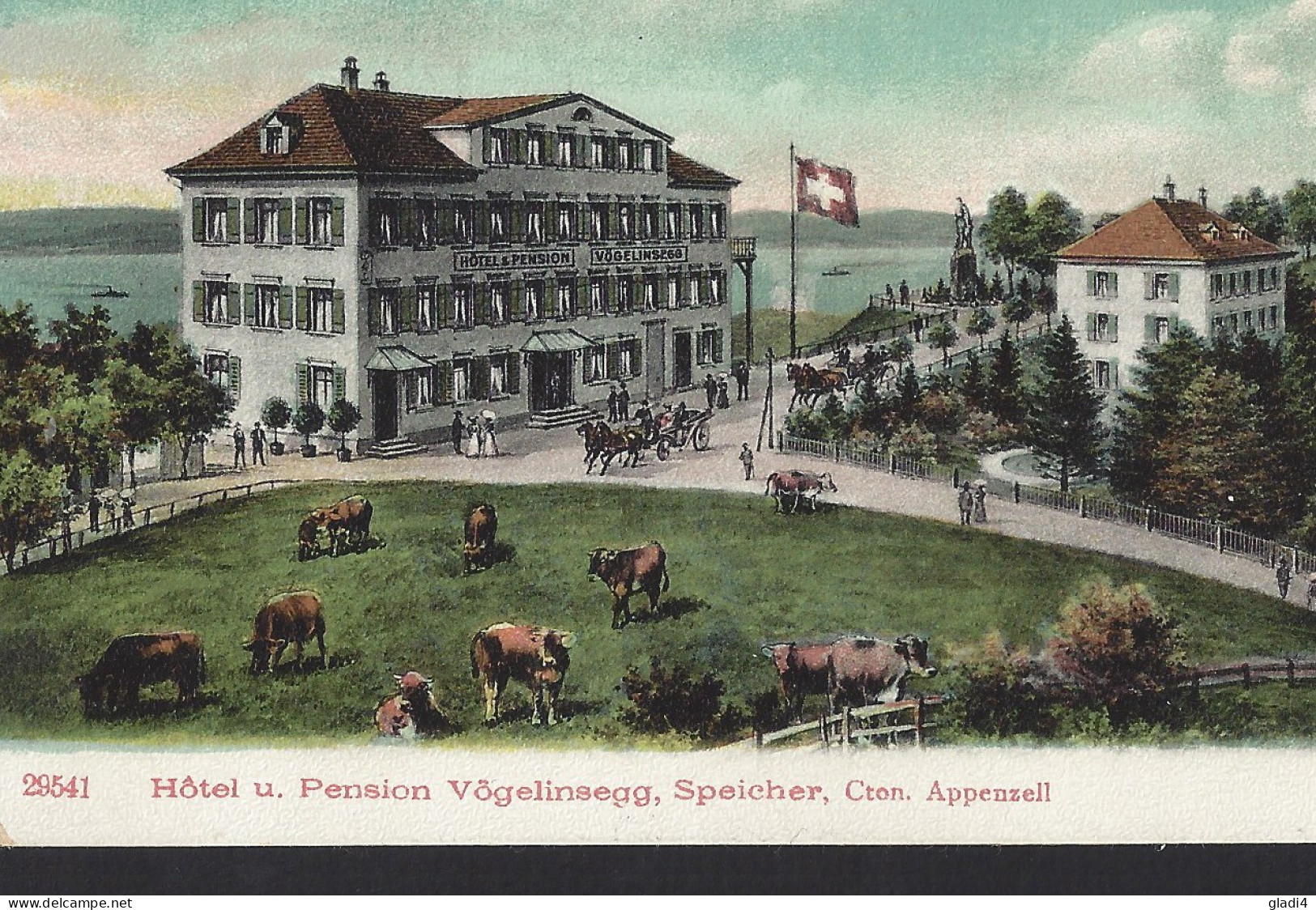 Hotel Vögelinsegg - Speicher - Belebt - Kutsche - 1906 - Autres & Non Classés