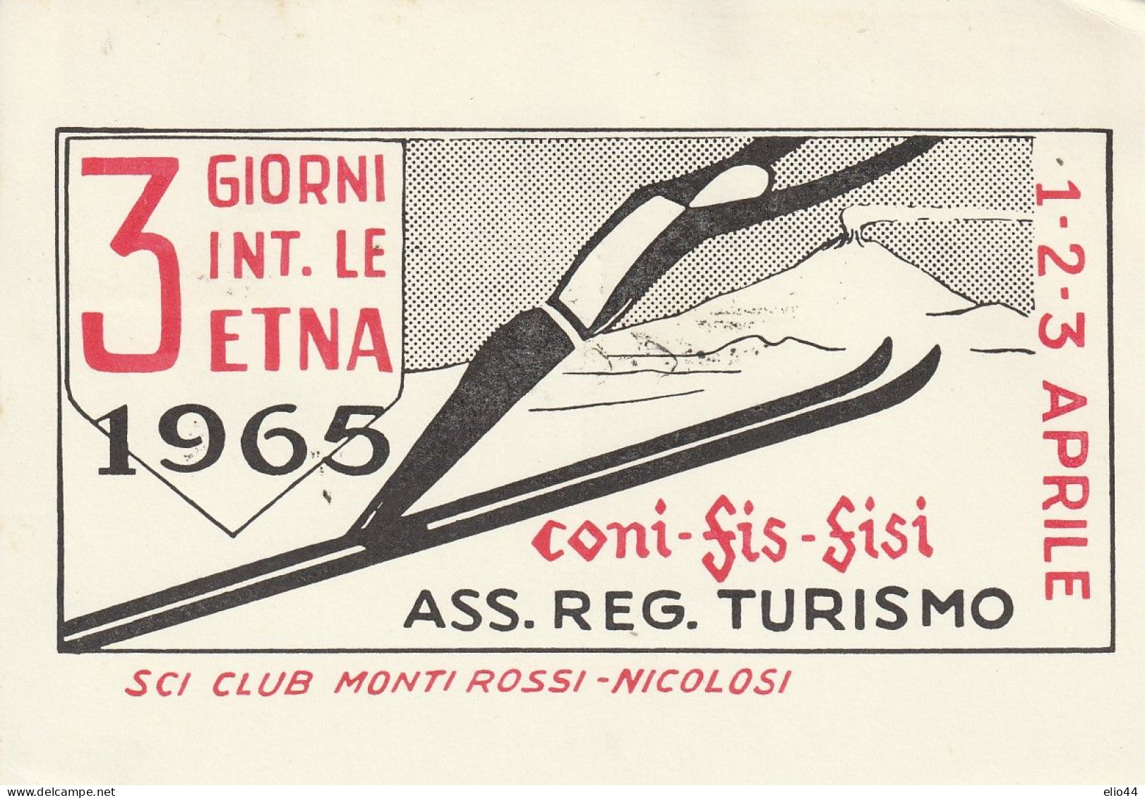 Sicilia - Catania - 1965  - 3 Giorni Internazionale ETNA - - - Catania