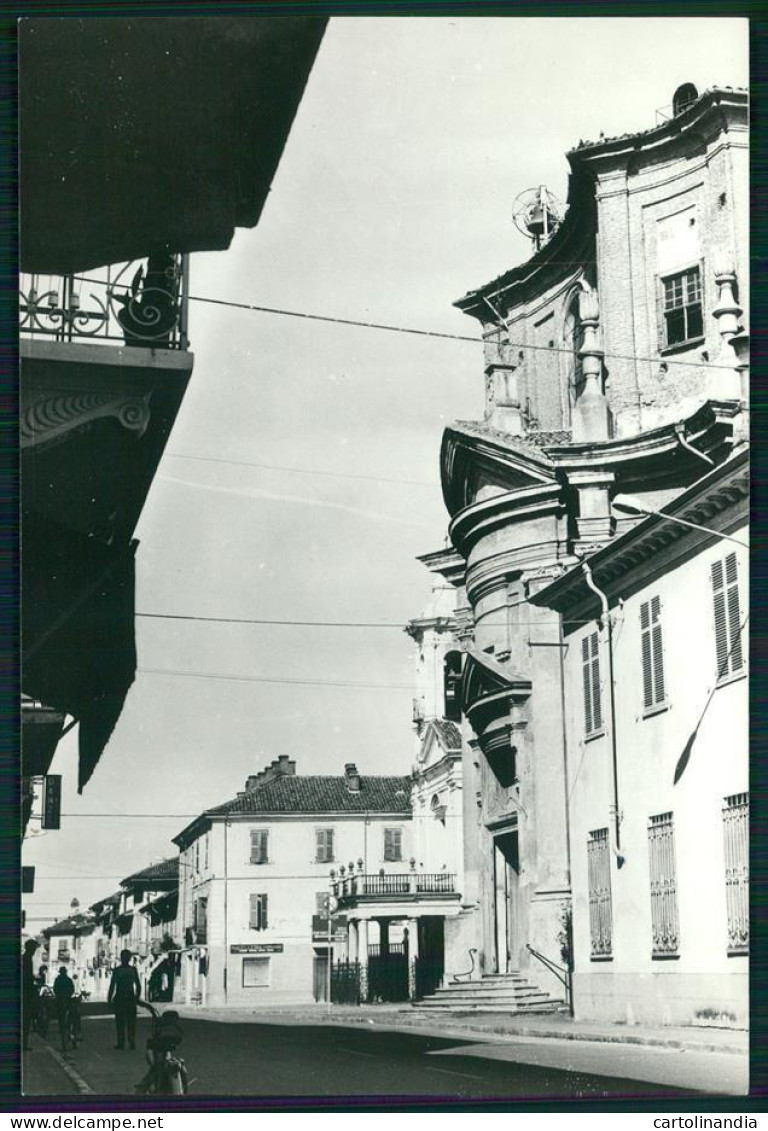 Vercelli Borgo D'Ale Corso Roma Foto FG Cartolina MZ2155 - Vercelli