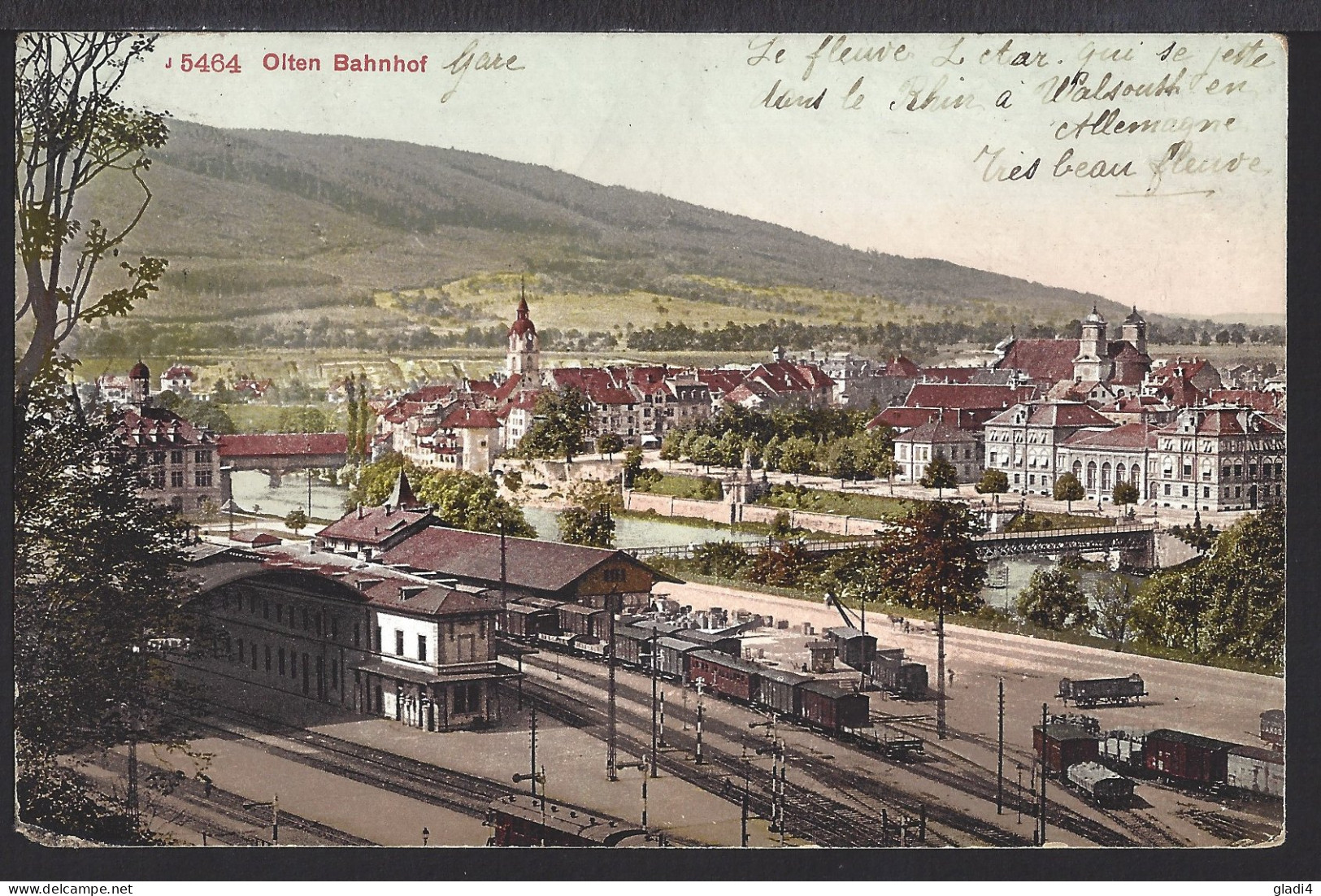 Olten- Bahnhof - La Gare - Bahn - Train -Zug -1911 - Autres & Non Classés