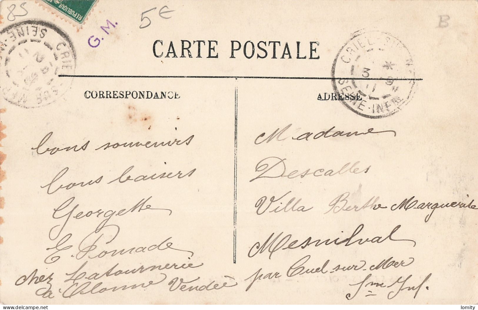 Destockage lot de 8 cartes postales CPA de Vendée les Sables d' Olonne