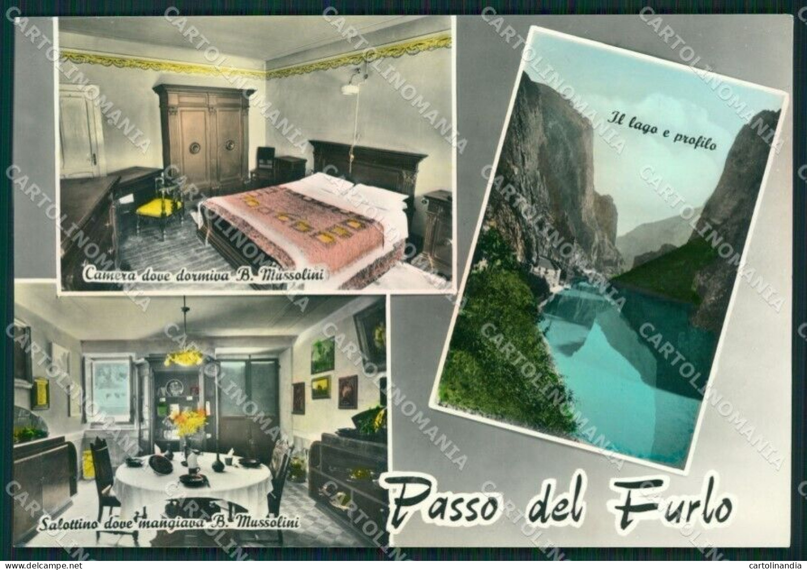 Pesaro Acqualagna Passo Del Furlo Fascismo Foto FG Cartolina KB3954 - Pesaro