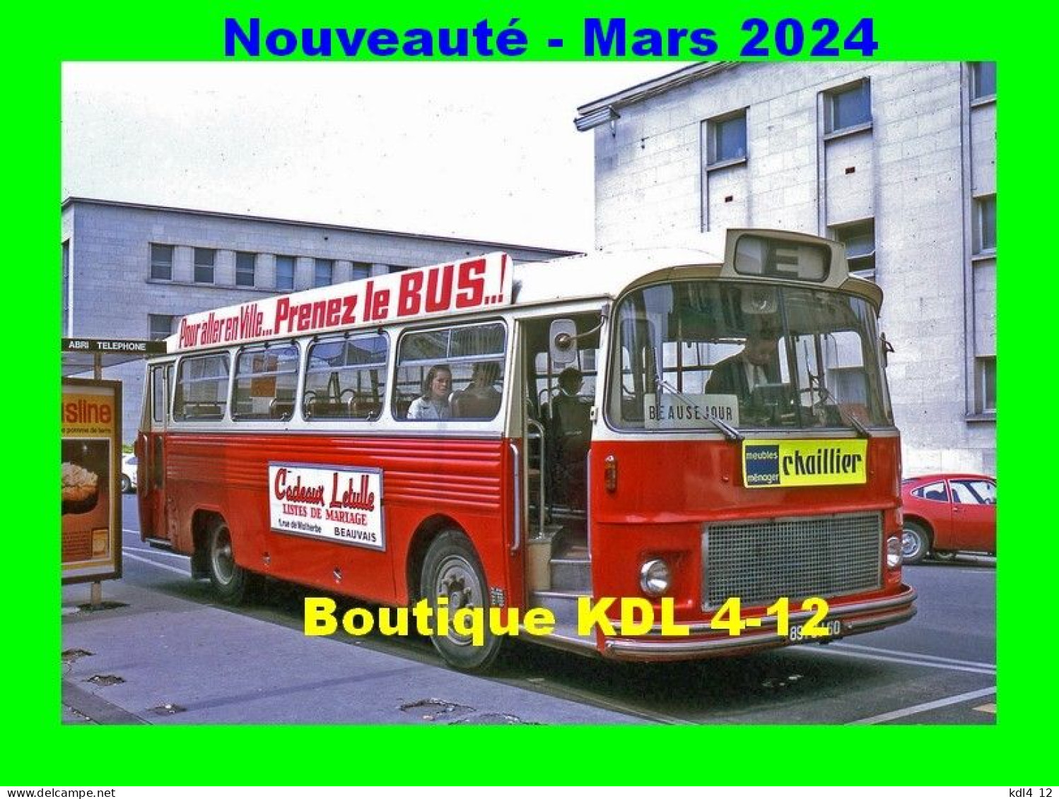 ACACF Car 57 - Autobus Saviem SC 5 - BEAUVAIS - Oise - Autobús & Autocar