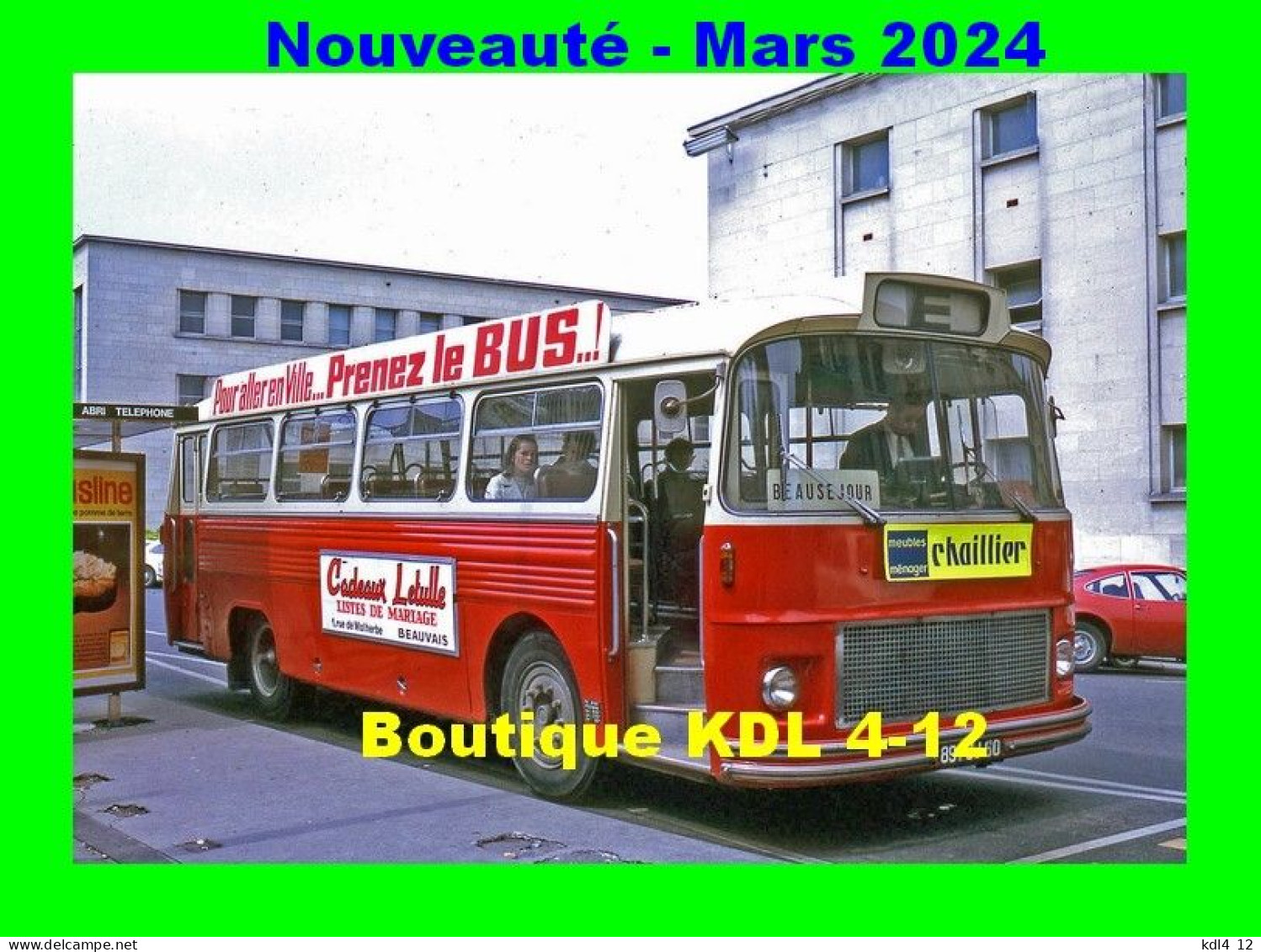 ACACF Car 57 - Autobus Saviem SC 5 - BEAUVAIS - Oise - Busse & Reisebusse