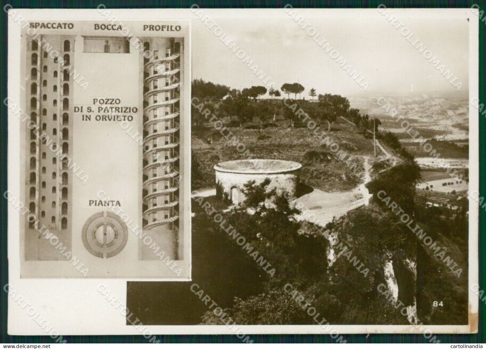 Terni Orvieto Pozzo San Patrizio Foto FG Cartolina KB3967 - Terni