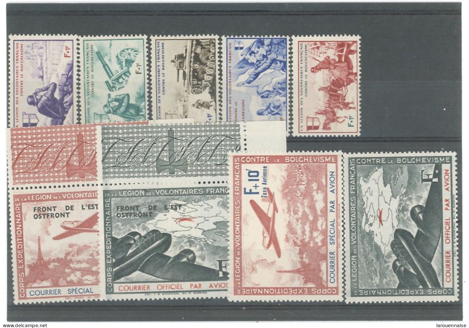 L V F -N°2 /10 N** - Guerre (timbres De)