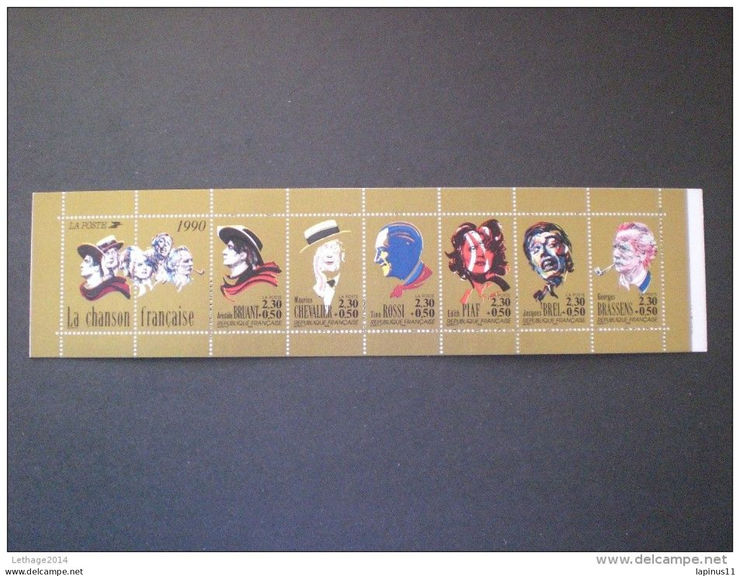 STAMPS FRANCIA CARNETS 1990 French Singers - Ungebraucht