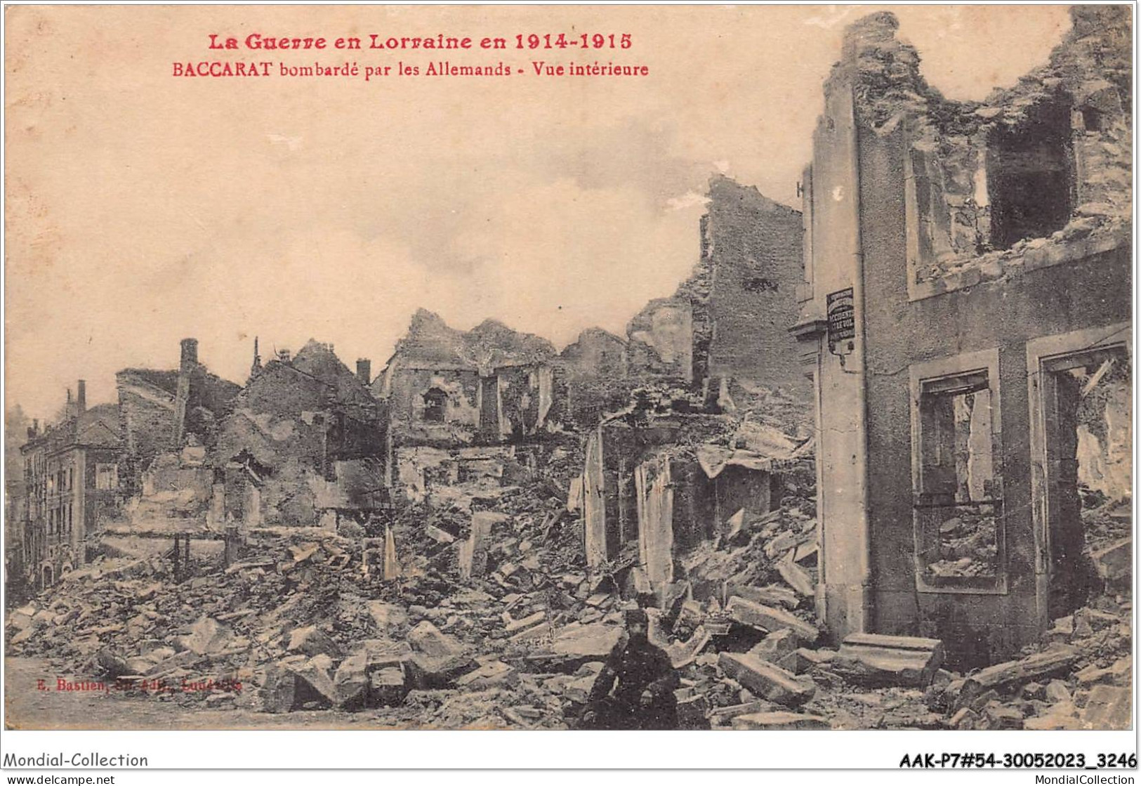 AAKP7-54-0649 - BACCARAT - Bombardé Par Les Allemands - Vue Interieure - Baccarat