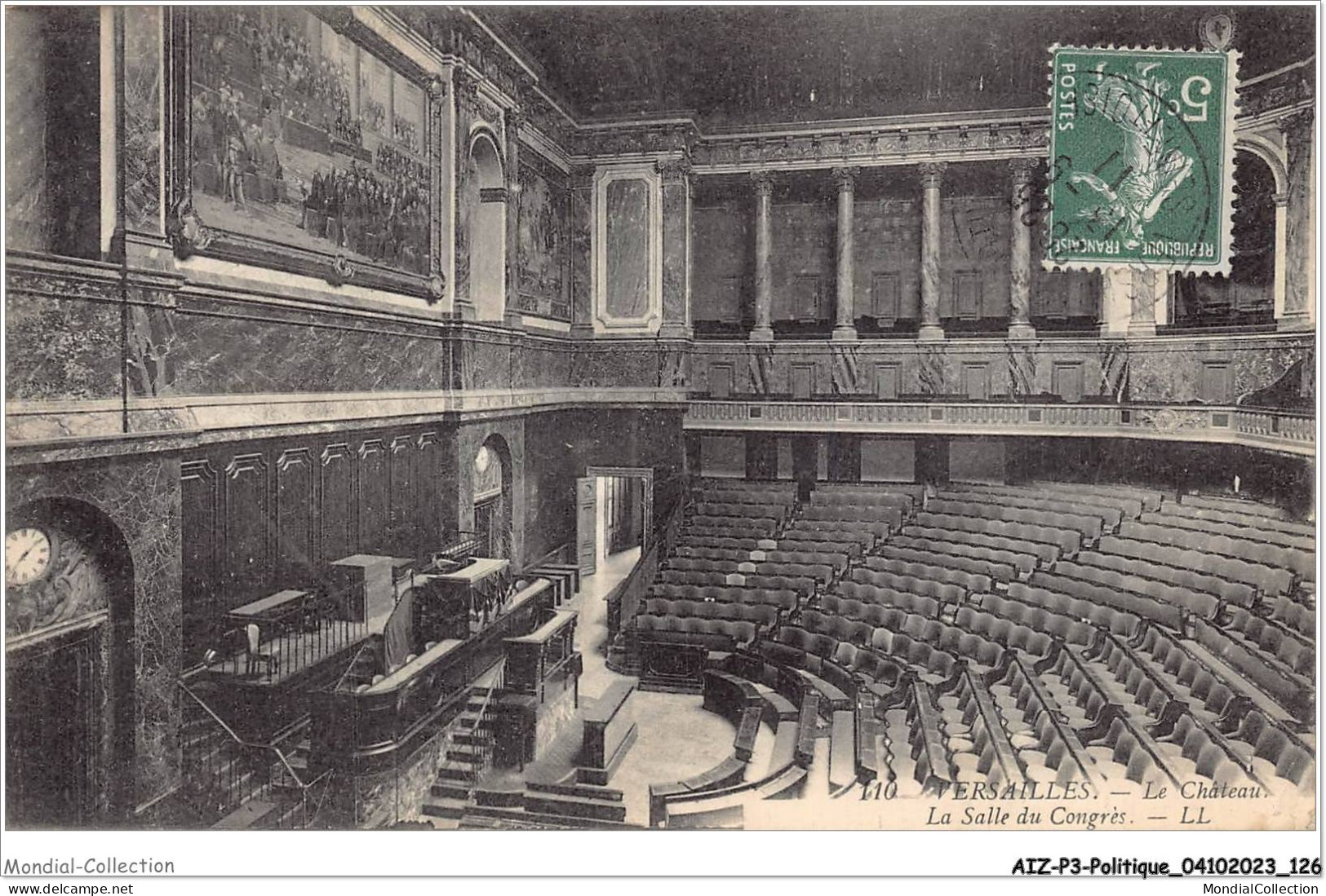 AIZP3-0269 - POLITIQUE - VERSAILLES - LE CHATEAU - LA SALLE DU CONGRES - Non Classés