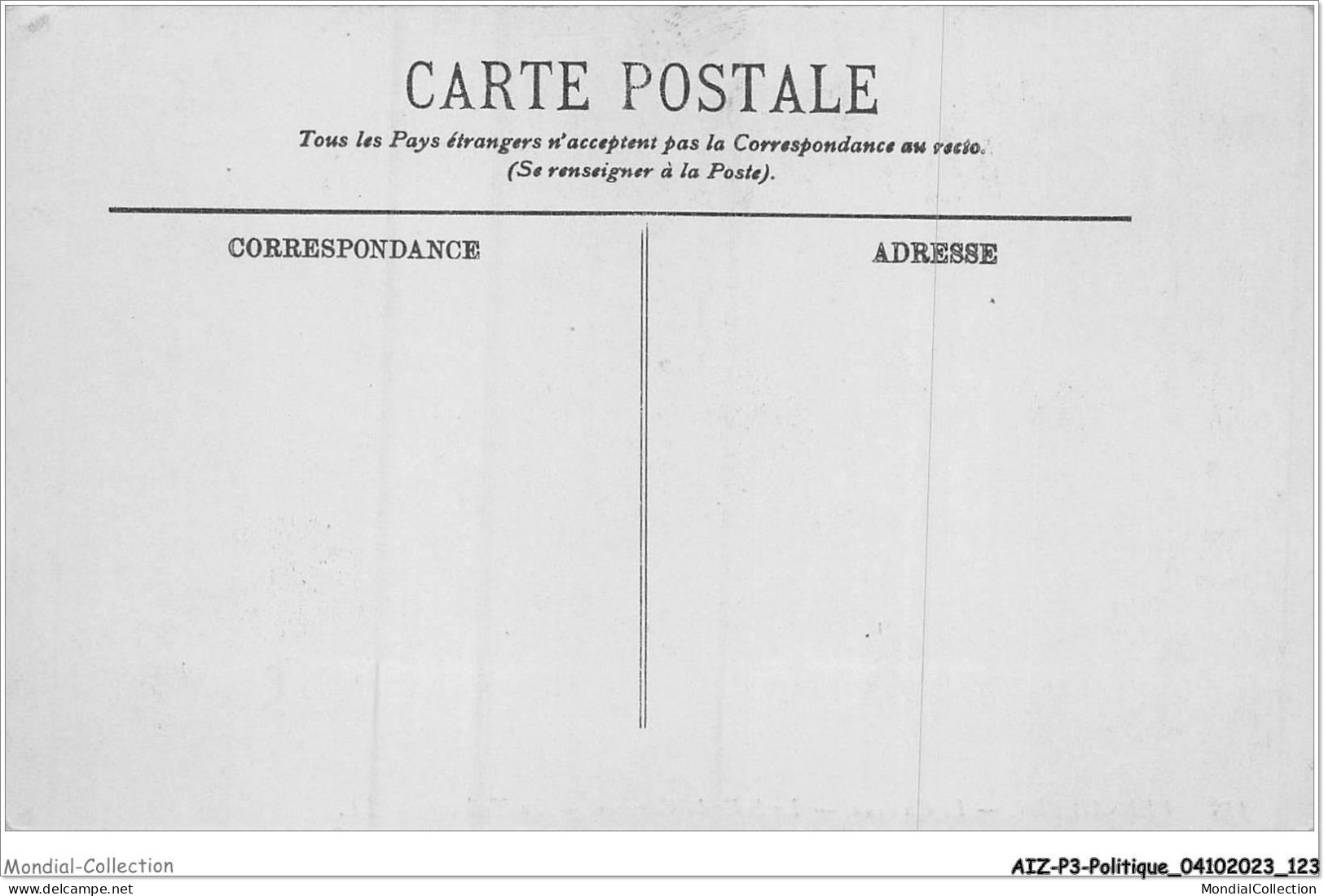 AIZP3-0267 - POLITIQUE - VERSAILLES - LE CHATEAU - LA SALLE DU CONGRES - LA TRIBUNE - Non Classés