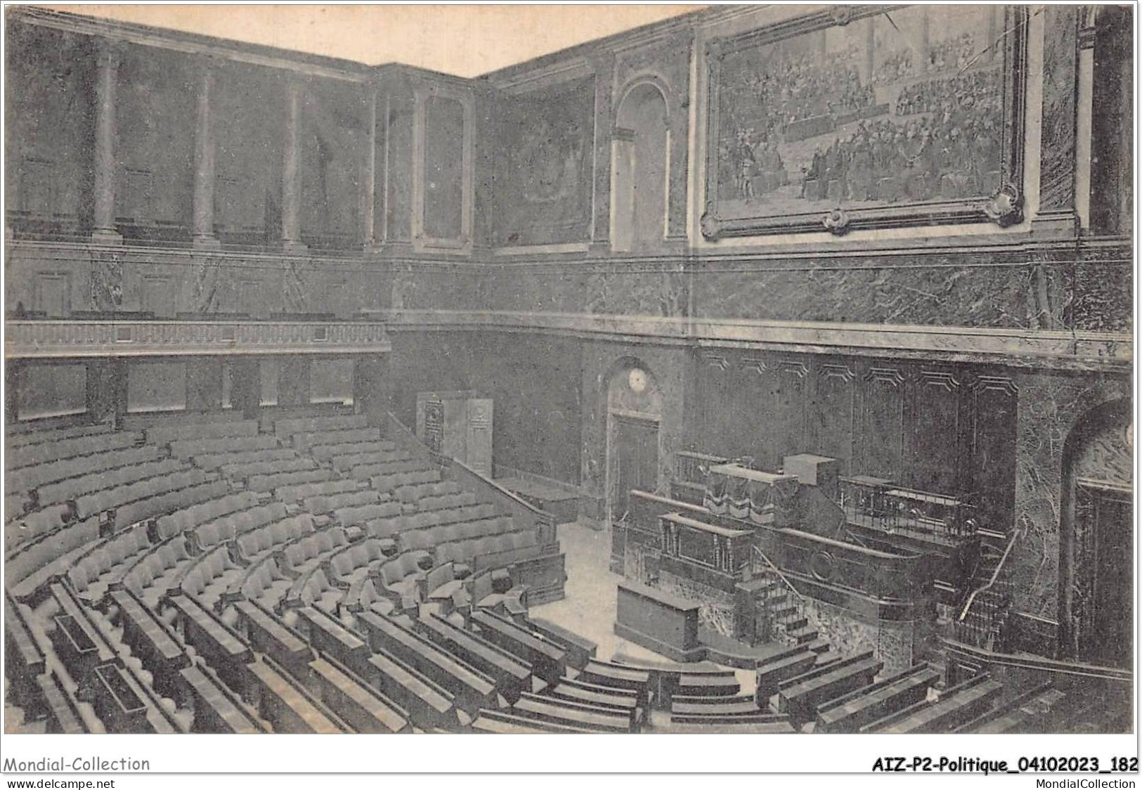 AIZP2-0196 - POLITIQUE - VERSAILLES - SALLE OU SE REUNISSAIENT LES ETATS GENERAUX - Non Classés