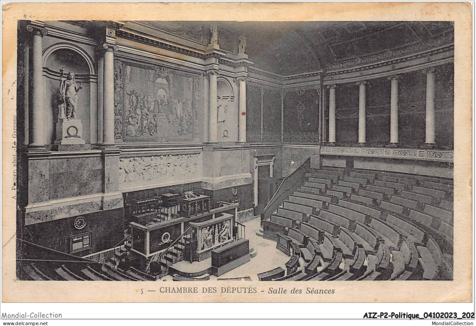 AIZP2-0206 - POLITIQUE - CHAMBRE DES DEPUTES - SALLE DES SEANCES - Unclassified