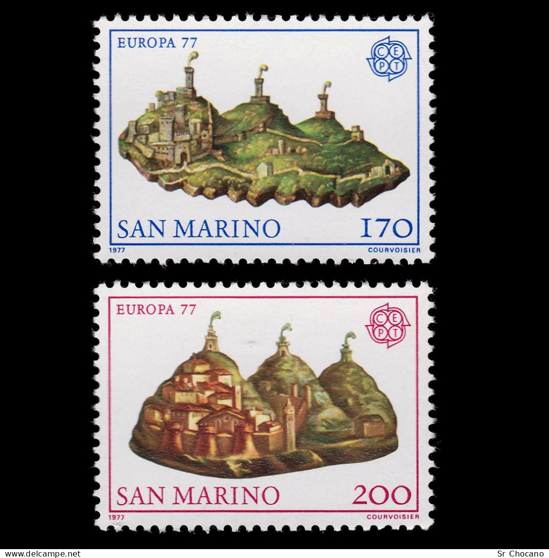 SAN MARINO STAMP.1972.Guercino.SCOTT 906-907.MNH. - Nuovi