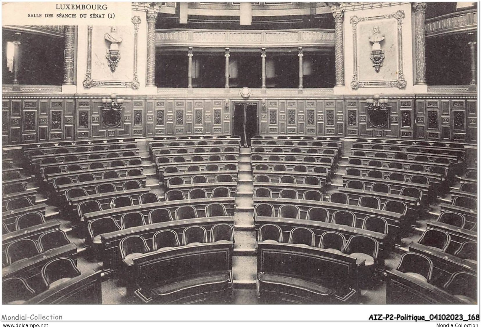 AIZP2-0189 - POLITIQUE - LUXEMBOURG - SALLE DES SEANCES DU SENAT - Non Classés