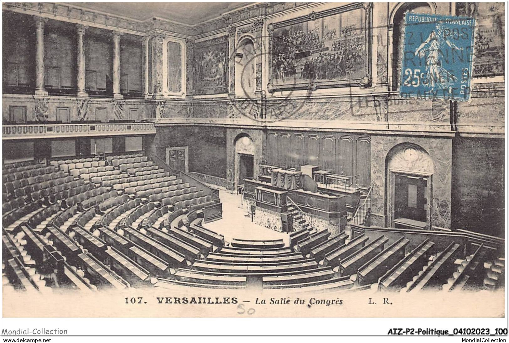 AIZP2-0156 - POLITIQUE - VERSAILLES - LA SALLE DU CONGRES - Non Classés