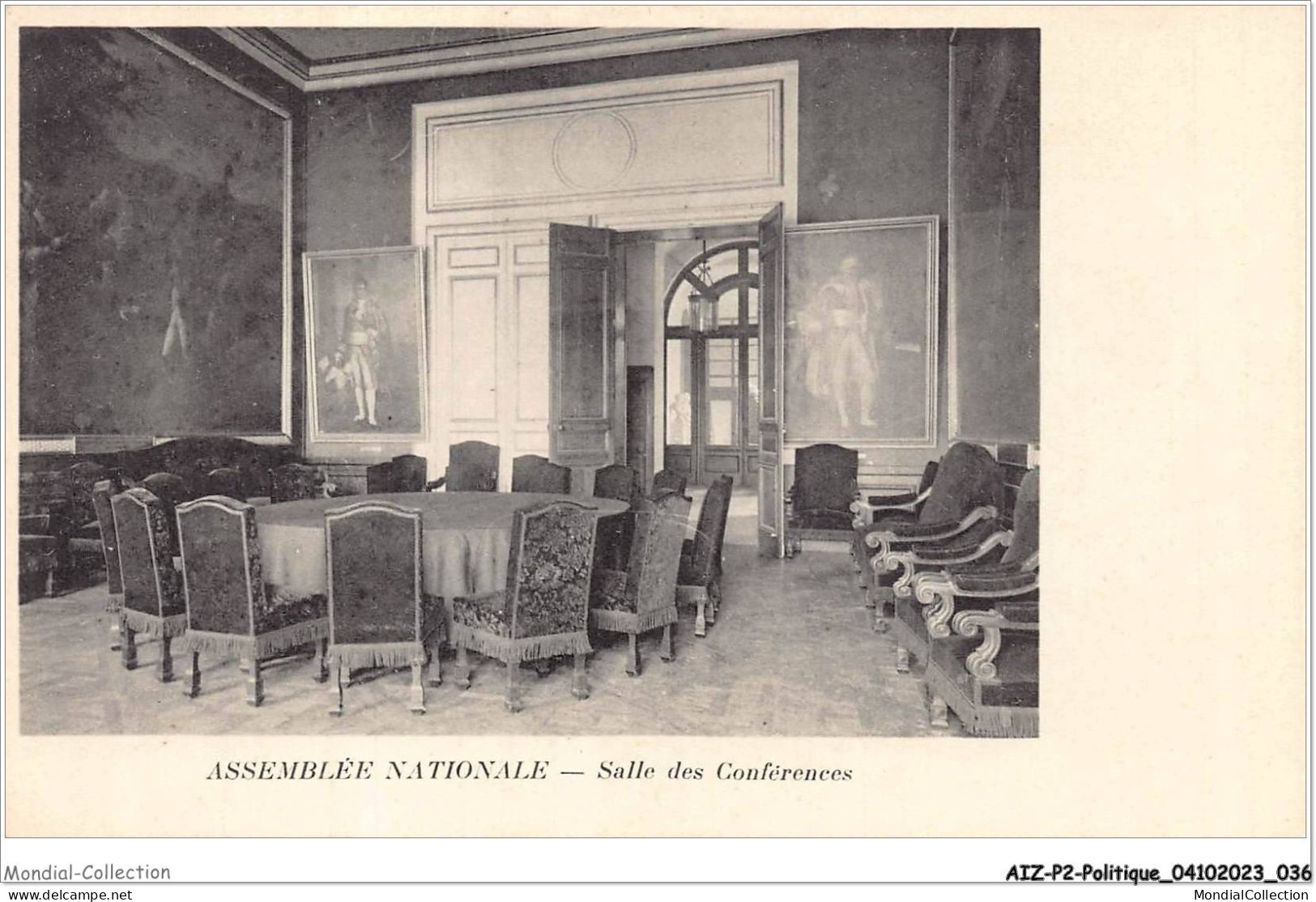 AIZP2-0124 - POLITIQUE - ASSEMBLEE NATIONALE - SALLE DES CONFERENCES - Unclassified