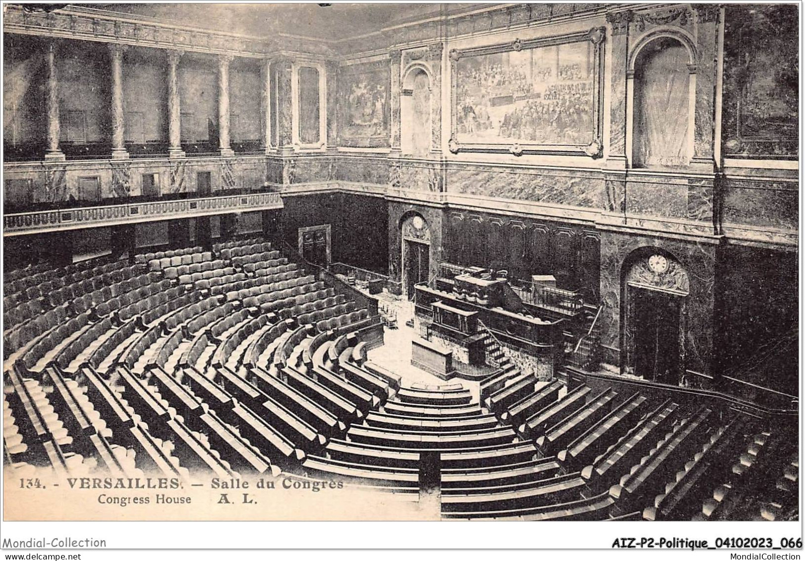 AIZP2-0139 - POLITIQUE - VERSAILLES - SALLE DU CONGRES - Non Classés