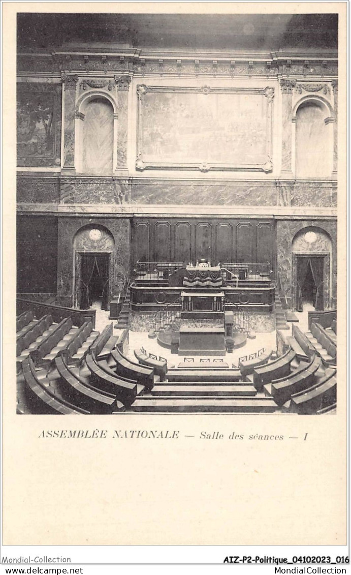 AIZP2-0114 - POLITIQUE - ASSEMBLEE NATIONALE - SALLE DES SEANCES - Ohne Zuordnung