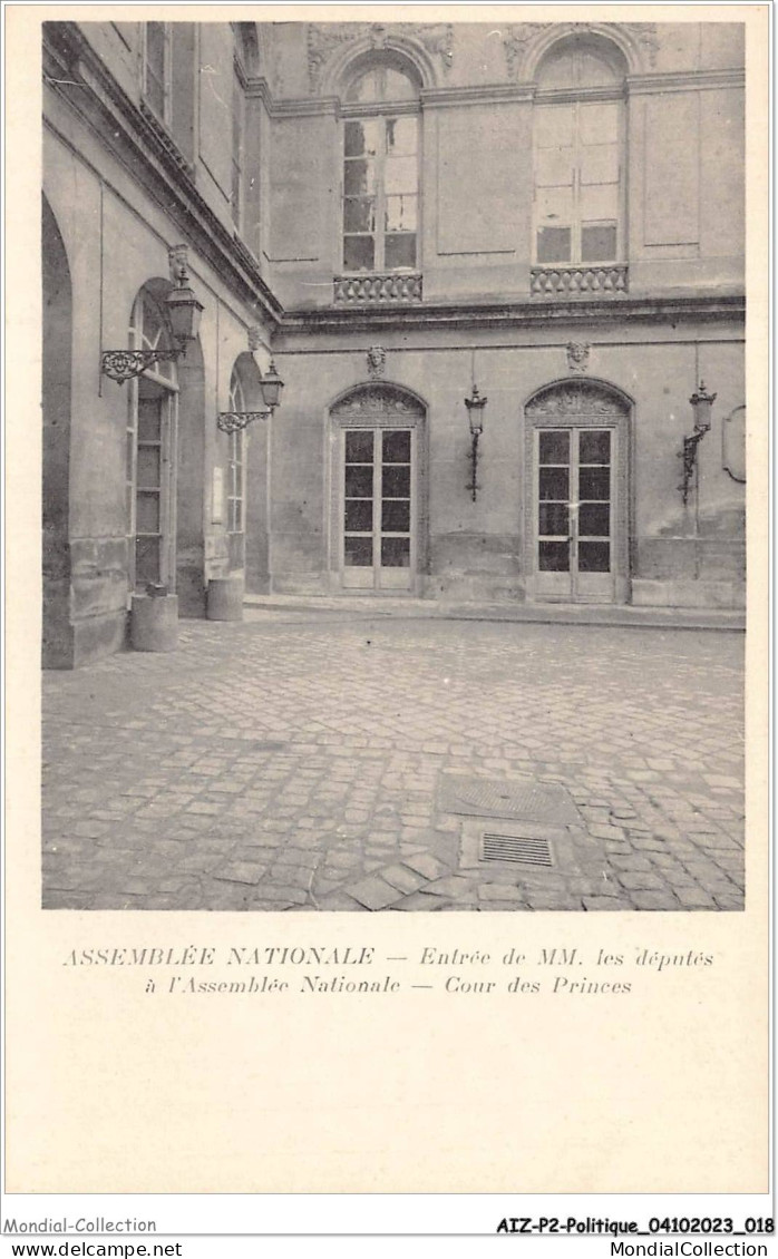 AIZP2-0115 - POLITIQUE - ASSEMBLEE NATIONALE - COUR DES PRINCES - Ohne Zuordnung