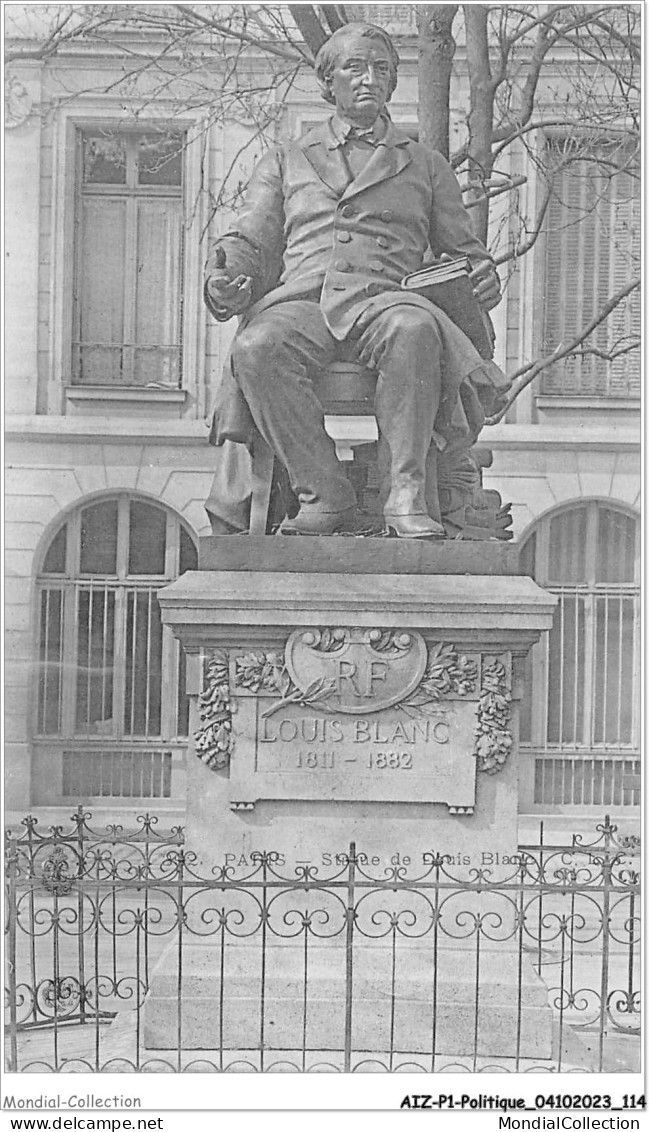 AIZP1-0058 - POLITIQUE - STATUE DE LOUIS BLANC - Unclassified