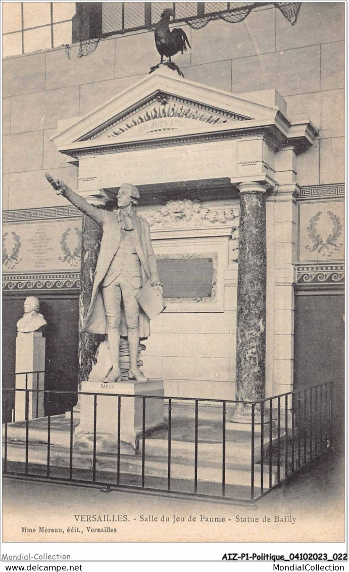 AIZP1-0012 - POLITIQUE - VERSAILLES - SALLE DU JEU DE PAUME - STATUE DE BAILLY - Ohne Zuordnung