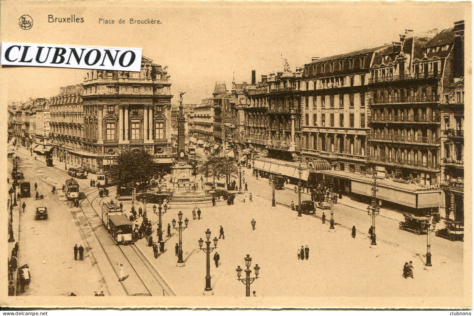 CPA - BRUXELLES -  PLACE DE BROUCKERE - Bruselas (Ciudad)