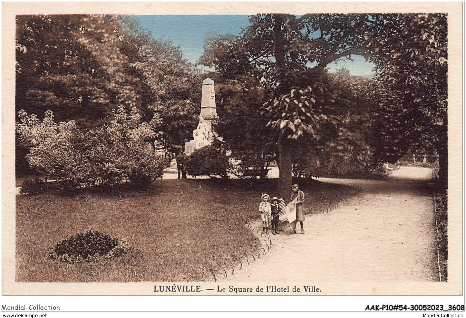 AAKP10-54-0831 - LUNEVILLE - Le Square De L'hotel De Ville - Luneville