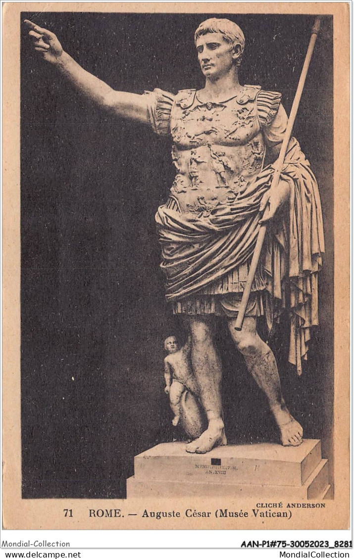 AANP1-75-0076 - Rome - Musee Du Vatican - Auguste Cesar - Sculptures