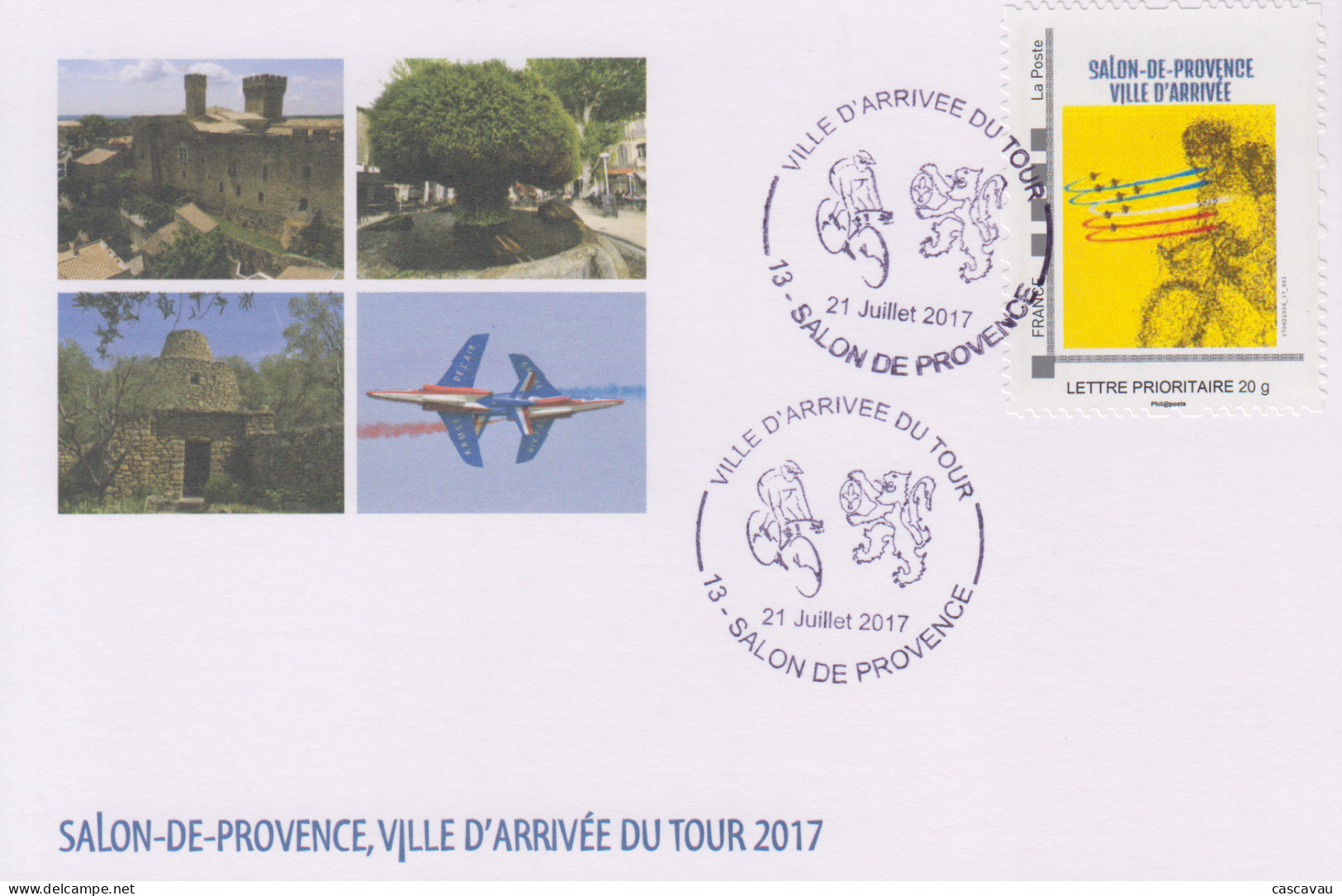 Carte  Maximum   FRANCE   Etape  Arrivée  Du  TOUR  DE  FRANCE  Cycliste   SALON  DE   PROVENCE   2017 - Cycling