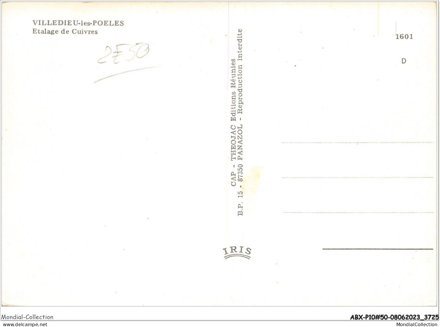 ABXP10-50-0857 - VILLEDIEU-LES-POELES - Etatlage De Cuivre - Villedieu