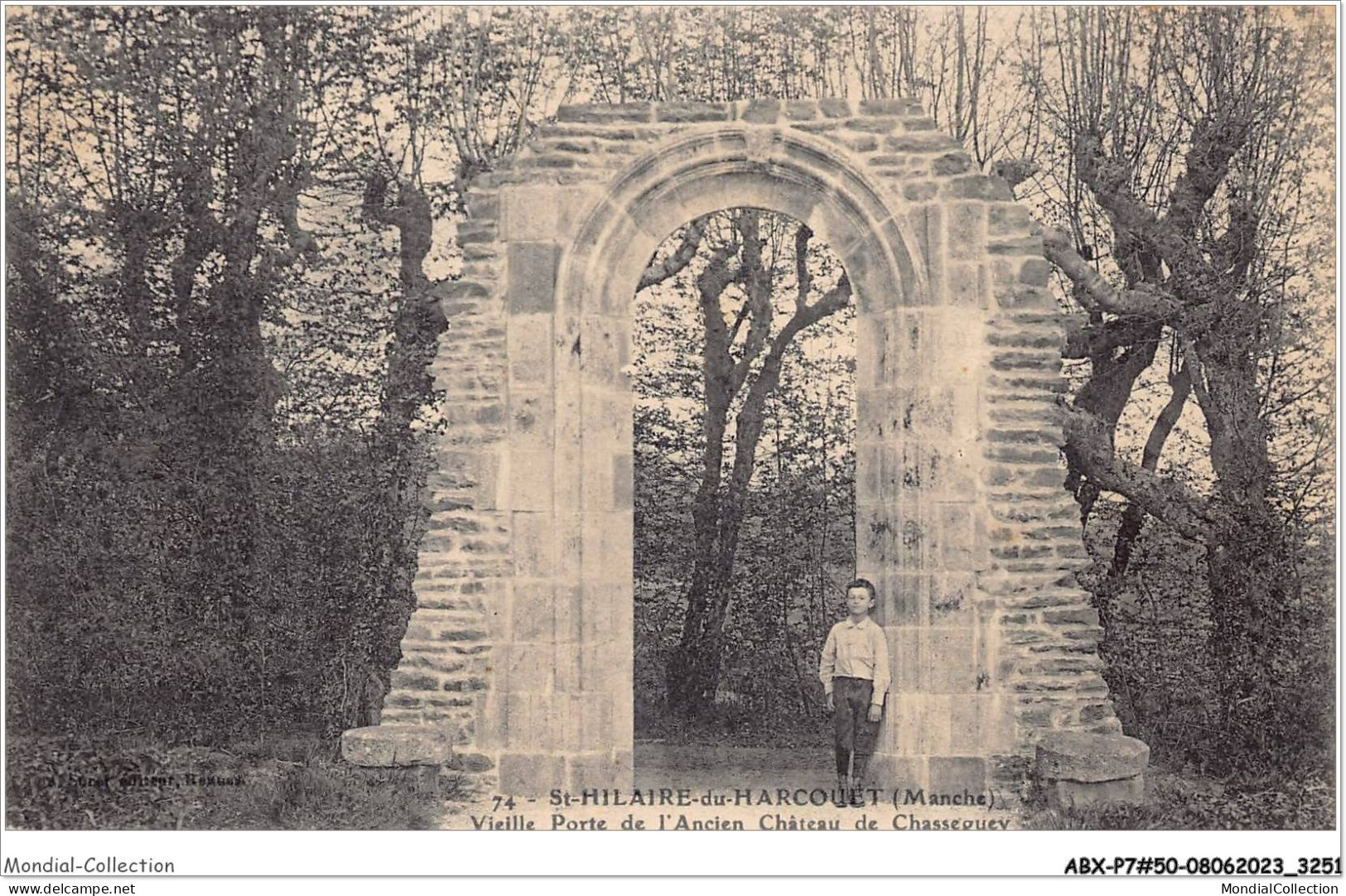 ABXP7-50-0616 - SAINT-HILAIRE-DU-HARCOUET - Vieille Porte De L'Ancien Chateau De Chasseguey - Saint Hilaire Du Harcouet