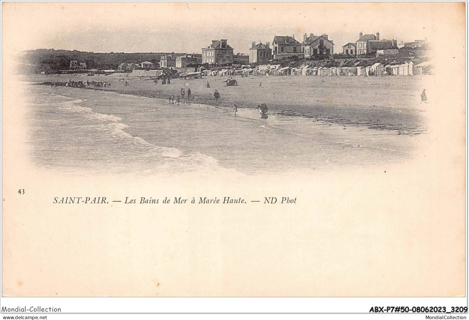 ABXP7-50-0595 - SAINT-PAIR-SUR-MER - Bains De Mer A Maree Haute - Saint Pair Sur Mer