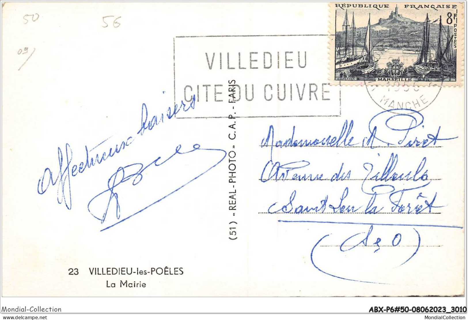 ABXP6-50-0494 - VILLEDIEU-LES-POELES - La Mairie - Villedieu