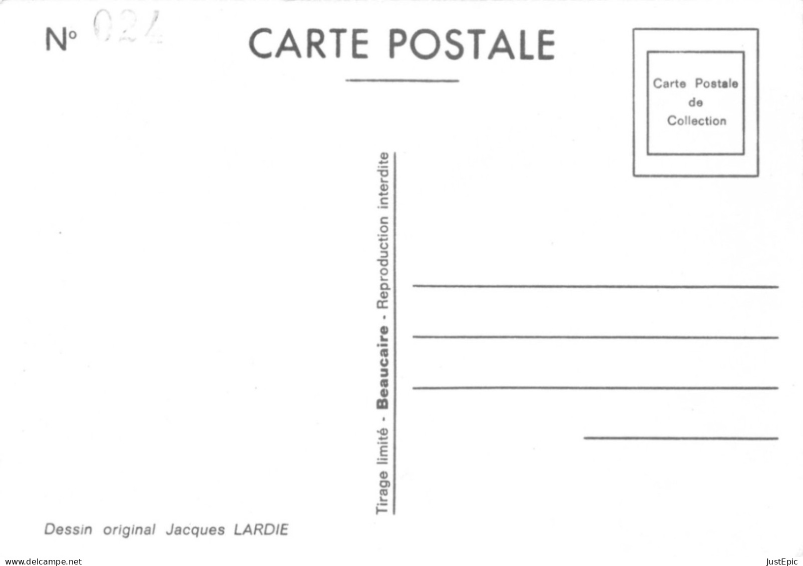 Nouvelle-Calédonie LARDIE Jihel Tirage 85 Ex. Caricature Michel ROCARD "Accords De Matignon" Franc-maçonnerie - Cpm - Nouvelle-Calédonie