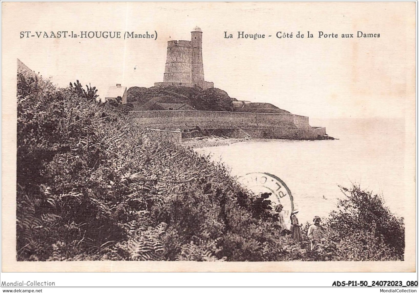 ADSP11-50-1023 - SAINT-VAAST-LA-HOUGUE - La Hougue - Cote De La Porte Aux Dames - Saint Vaast La Hougue