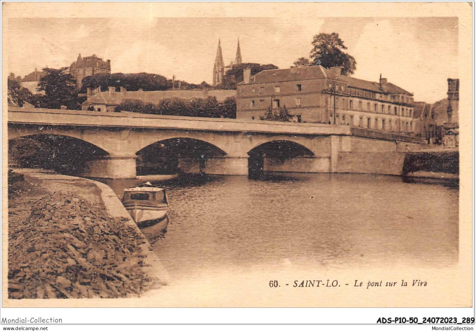 ADSP10-50-0922 - SAINT-LO - Le Pont Sur La Vire - Saint Lo