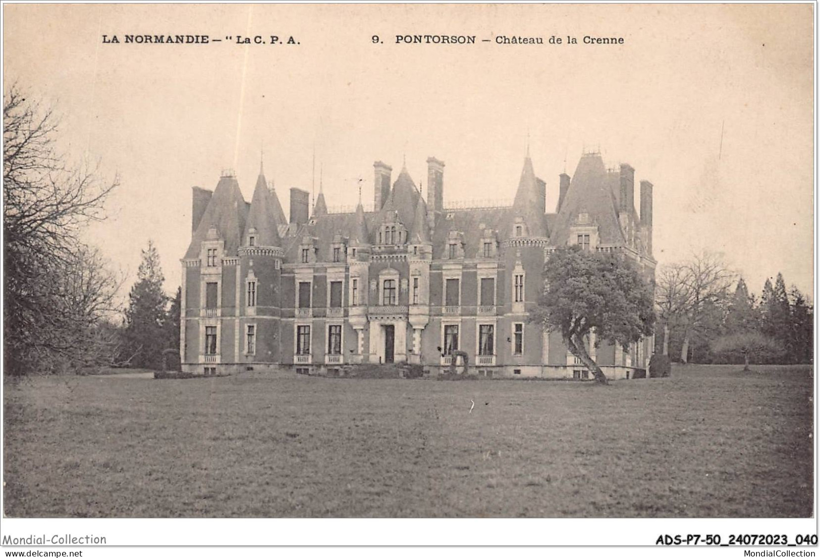 ADSP7-50-0601 - PORTORSON - L'hospice - Chateau De La Crenne - Pontorson