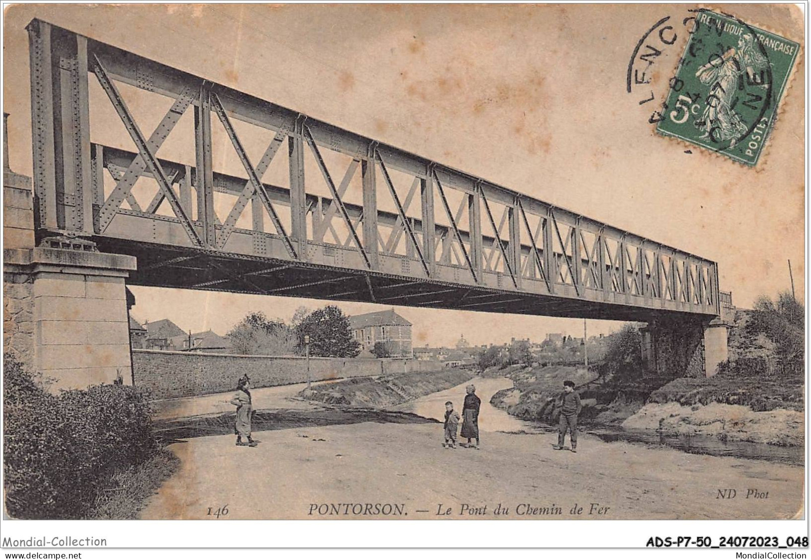 ADSP7-50-0605 - PORTORSON - Le Pont Du Chemin De Fer - Pontorson