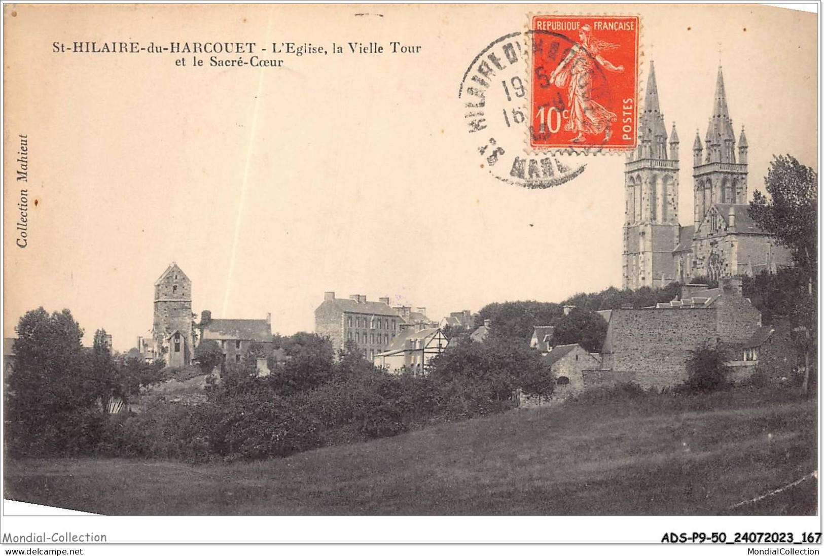 ADSP9-50-0861 - ST-HILAIRE-DU-HARCOUET - L'eglise - La Vieille Tour Et Le Sacre-coeur - Saint Hilaire Du Harcouet