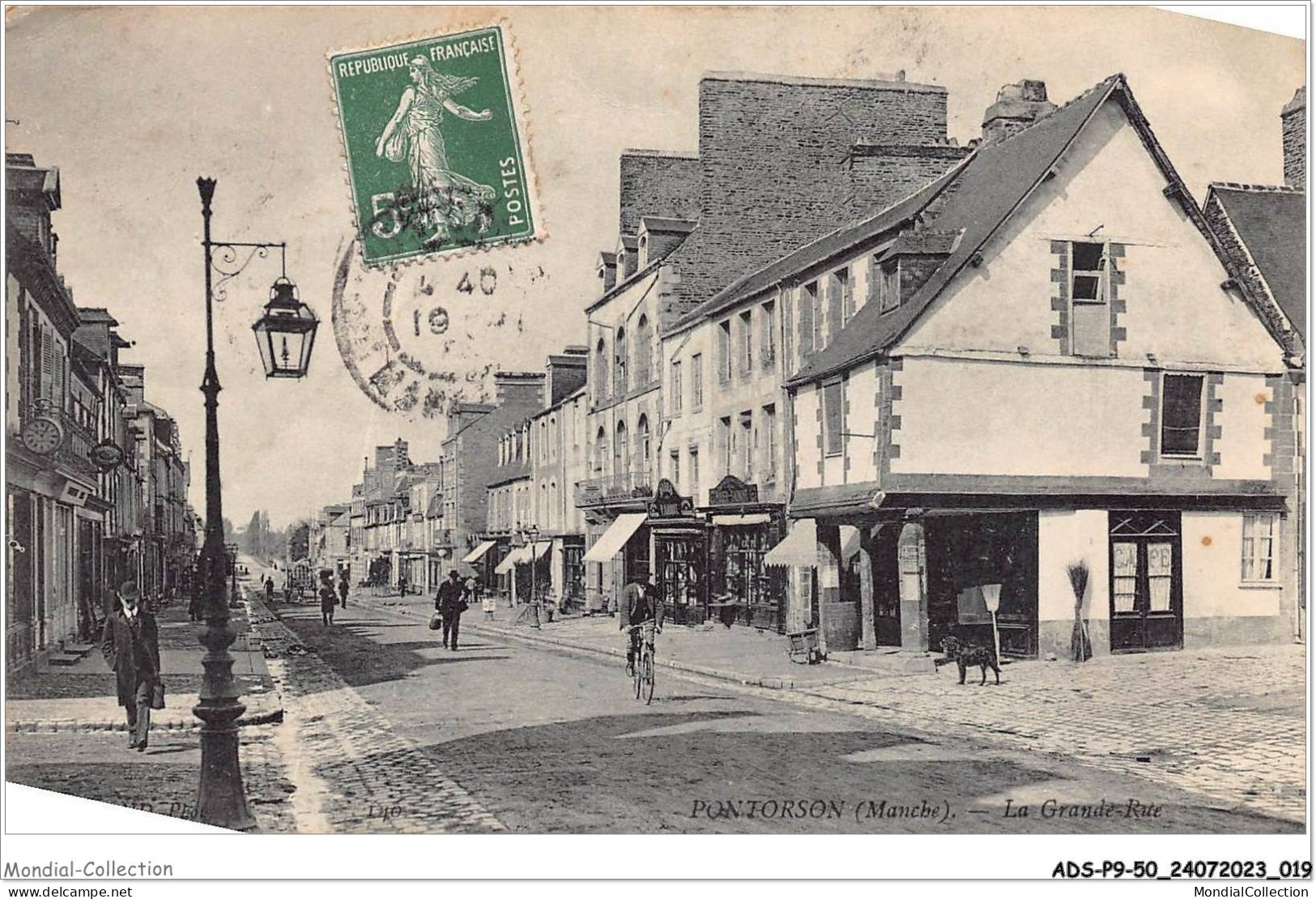 ADSP9-50-0787 - PONTORSON - La Grande Rue - Pontorson