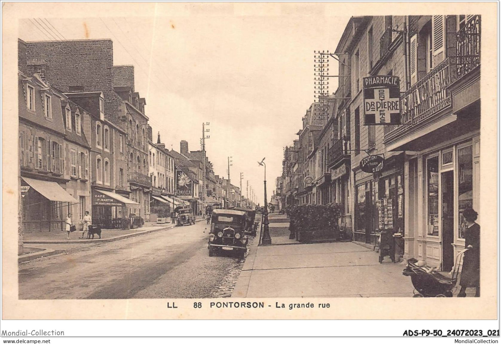 ADSP9-50-0788 - PONTORSON - La Grande Rue - Pontorson