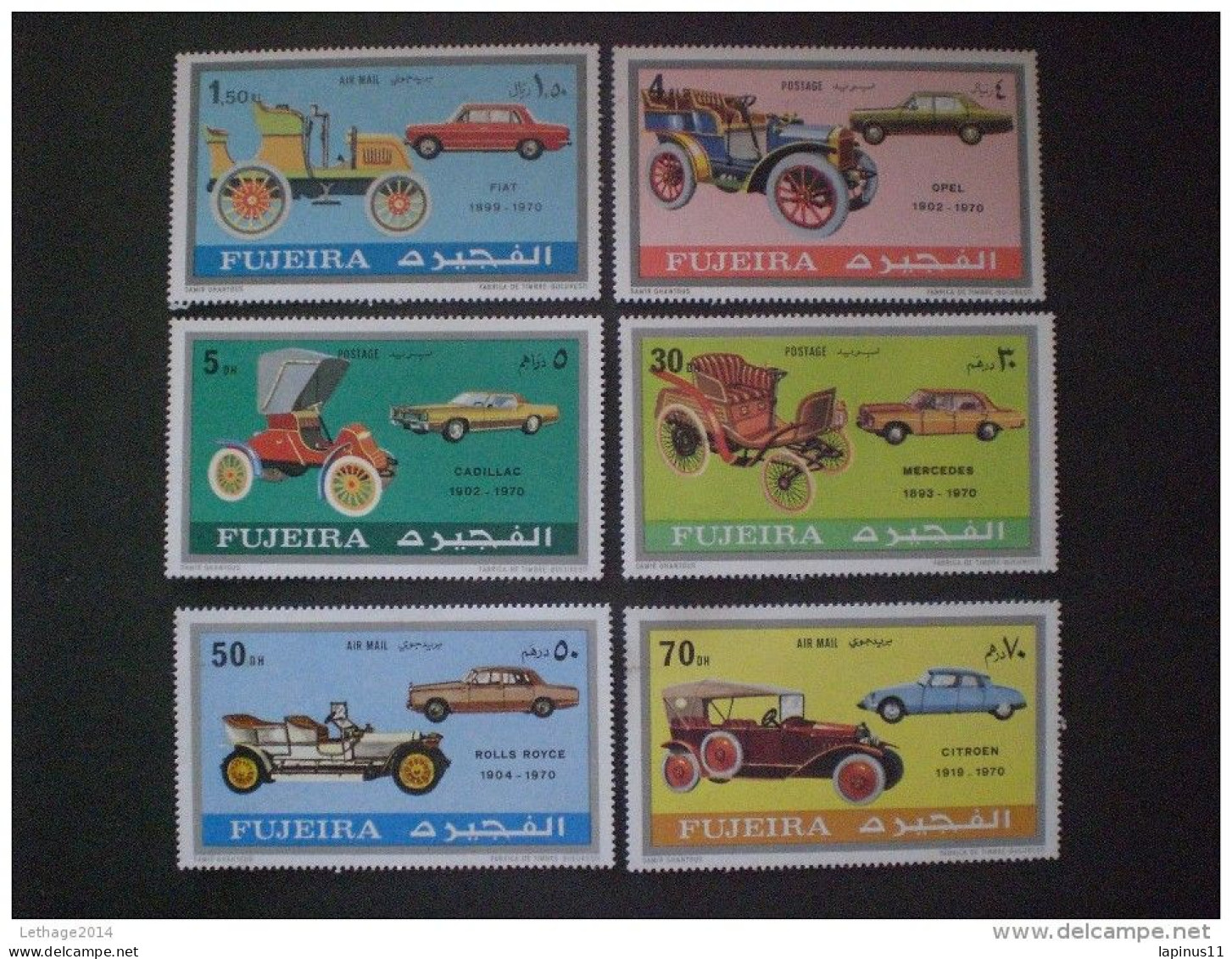 EMIRATI ARABI FUJEIRA 1971 Cars MNH - Fujeira