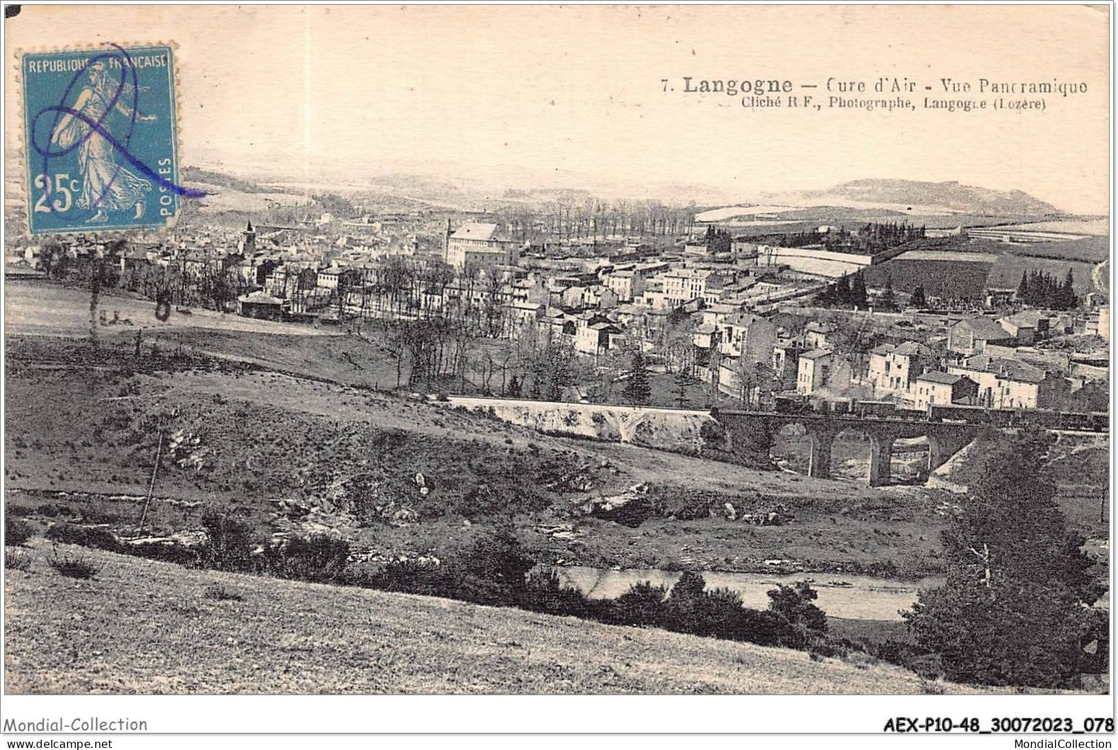 AEXP10-48-0939 - LANGOGNE - Cure D'air - Vue Panoramique  - Langogne