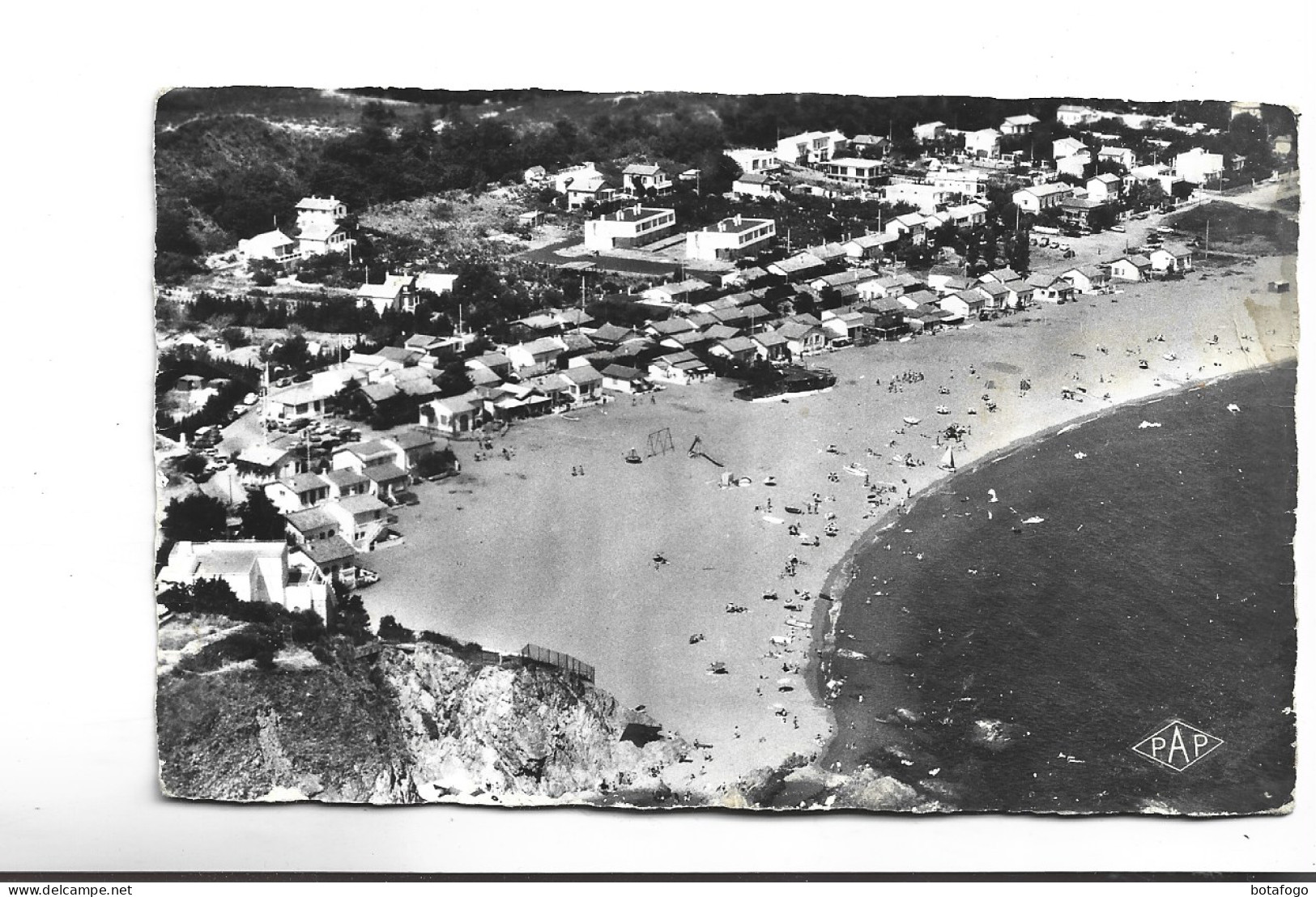 CPA  PHOTO  DPT 66 ARGELES , LE RACOU En 1963! (voir Flamme) - Argeles Sur Mer