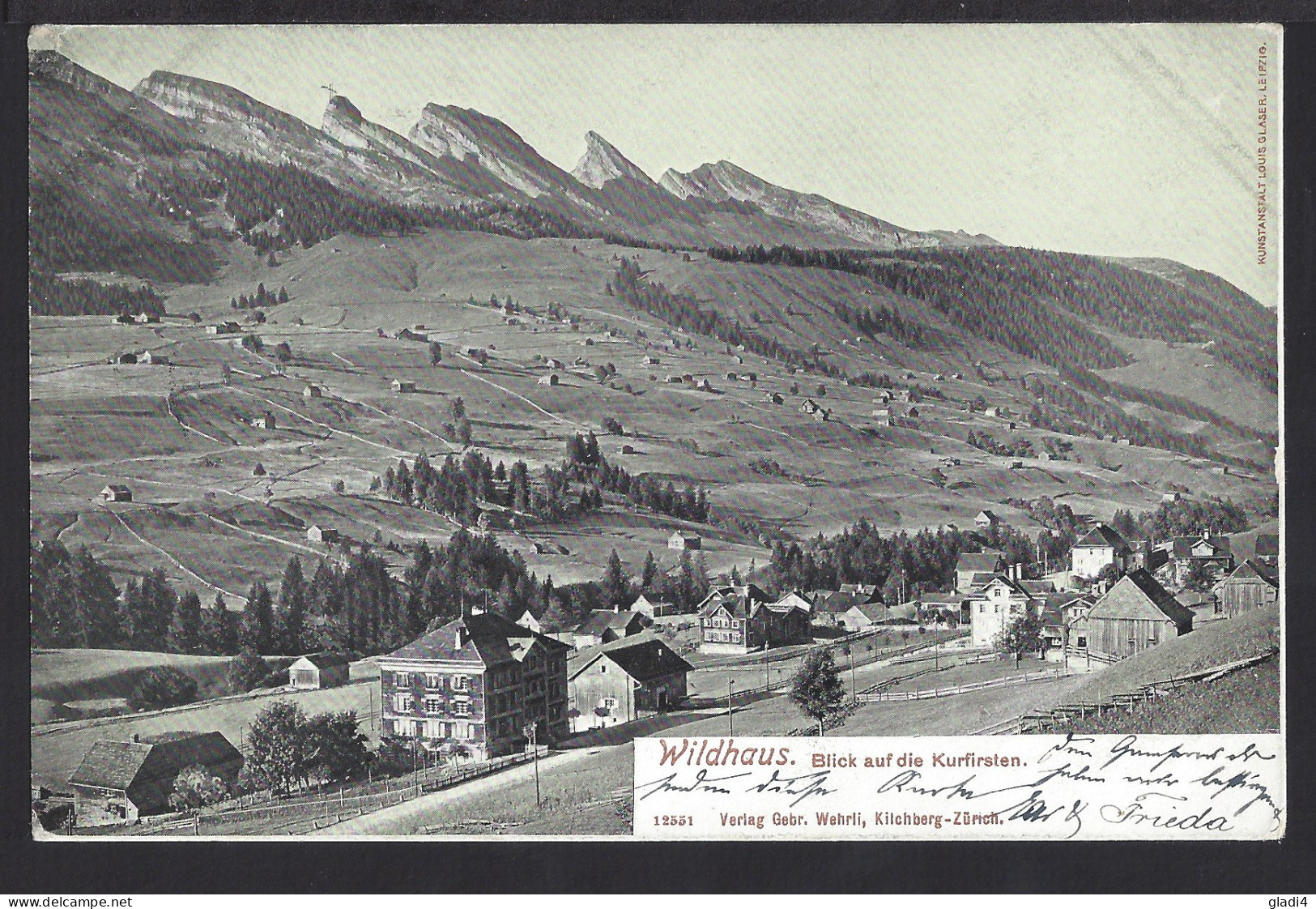 Wildhaus - Blick Auf Die Kurfirsten - 1905 - Sonstige & Ohne Zuordnung