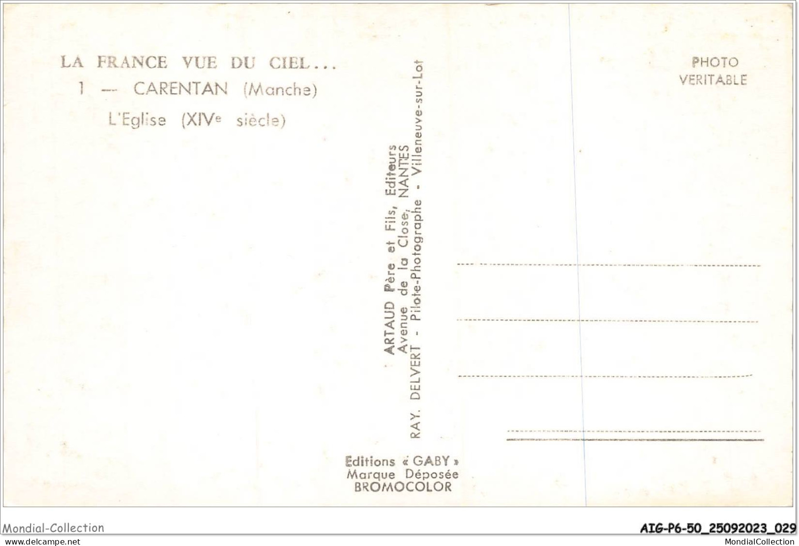AIGP6-50-0607 - CARENTAN - L'eglise - XIV E Siècle  - Carentan