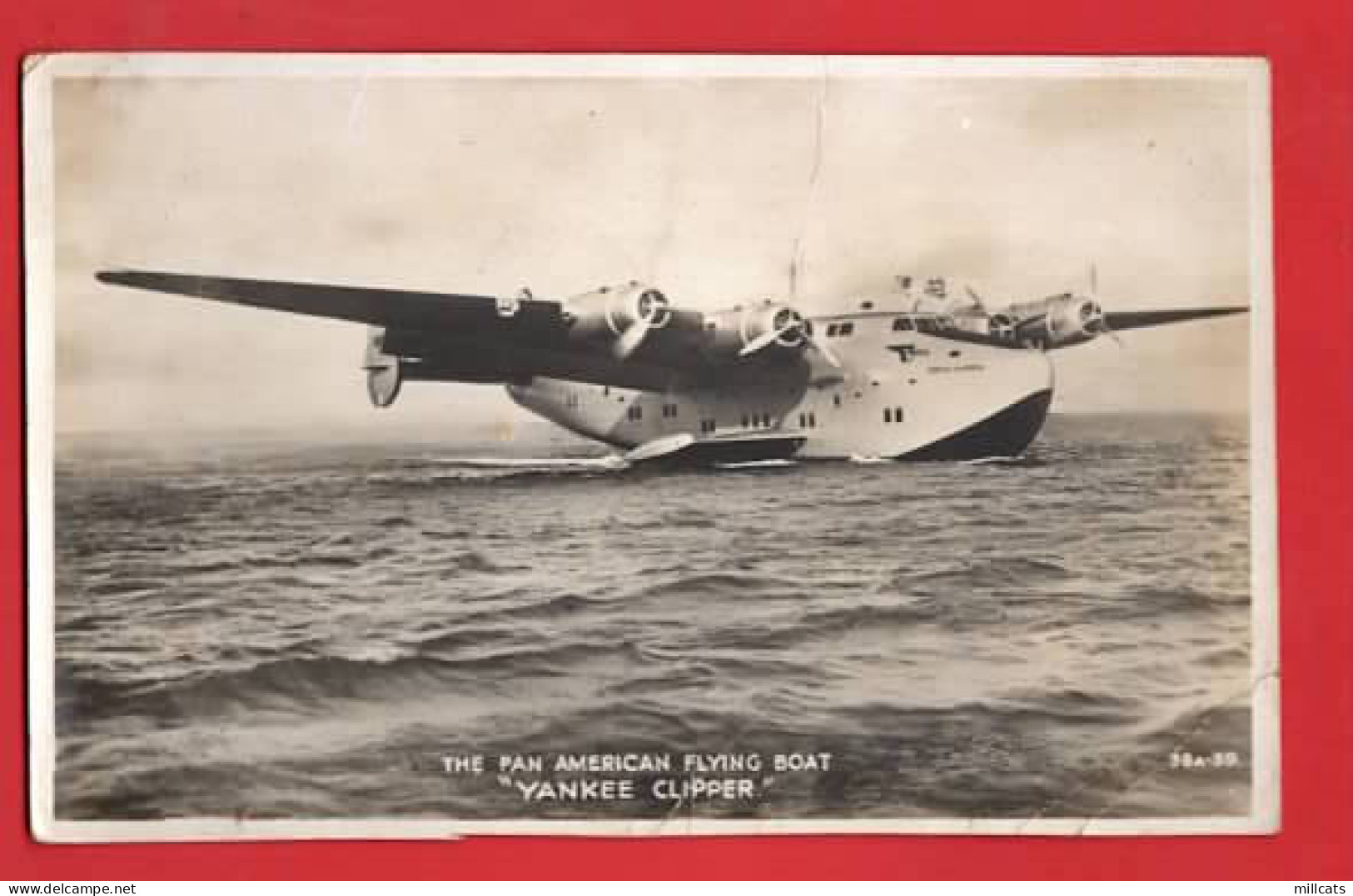 MILITARY PAN AMERICAN FLYING BOAT    YANKEE CLIPPER  RP - 1939-1945: 2nd War