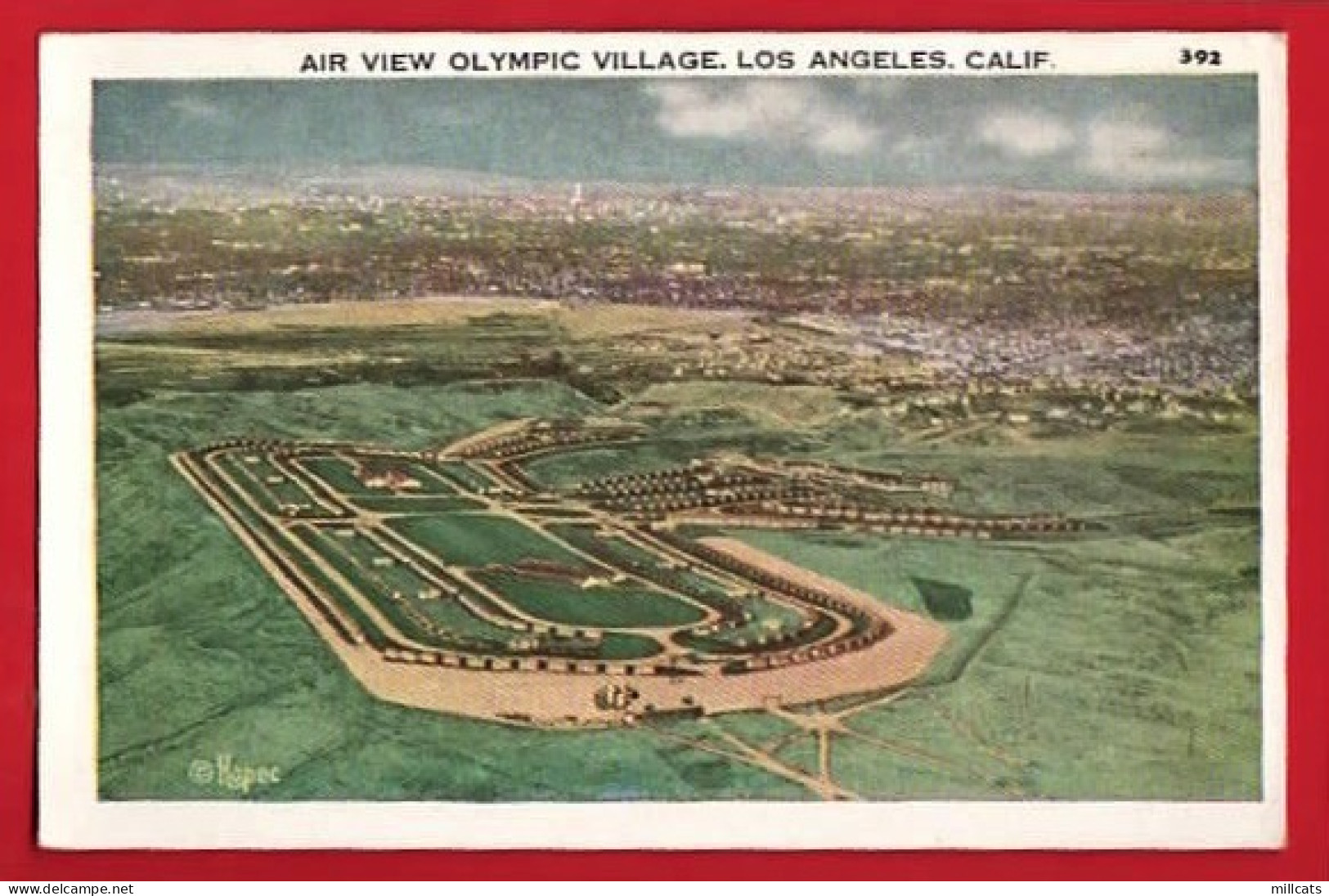 OLYMPICS LOS ANGELES CALIFORNIA  USA  AIR VIEW OF VILLAGE - Giochi Olimpici