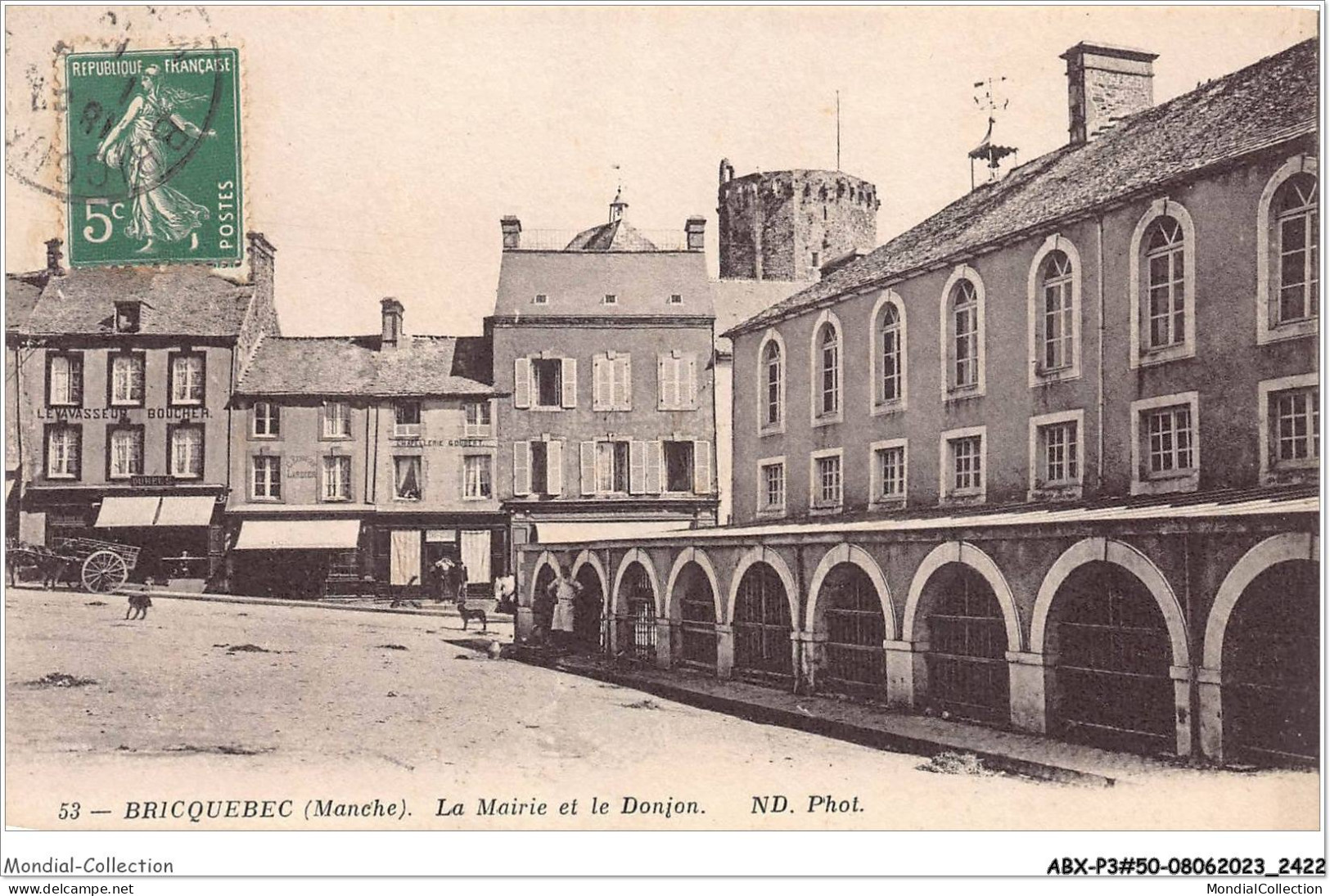 ABXP3-50-0200 - BRICQUEBEC - La Marie Et Le Donjon - Bricquebec